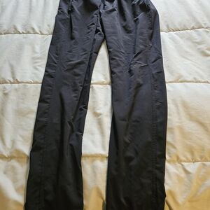 Nike Black Pants with White Swoosh Detail